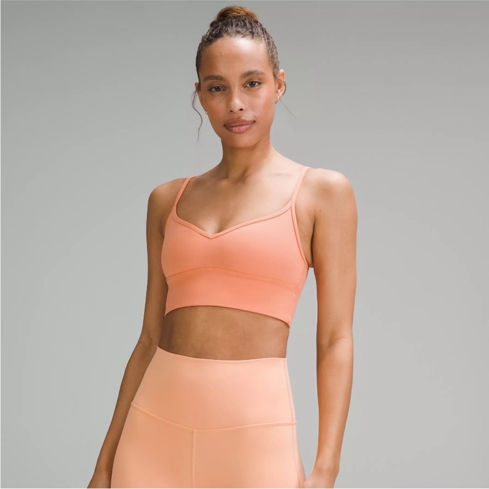 Lululemon Align Sweetheart Sports Bra in Coral Kiss (10)